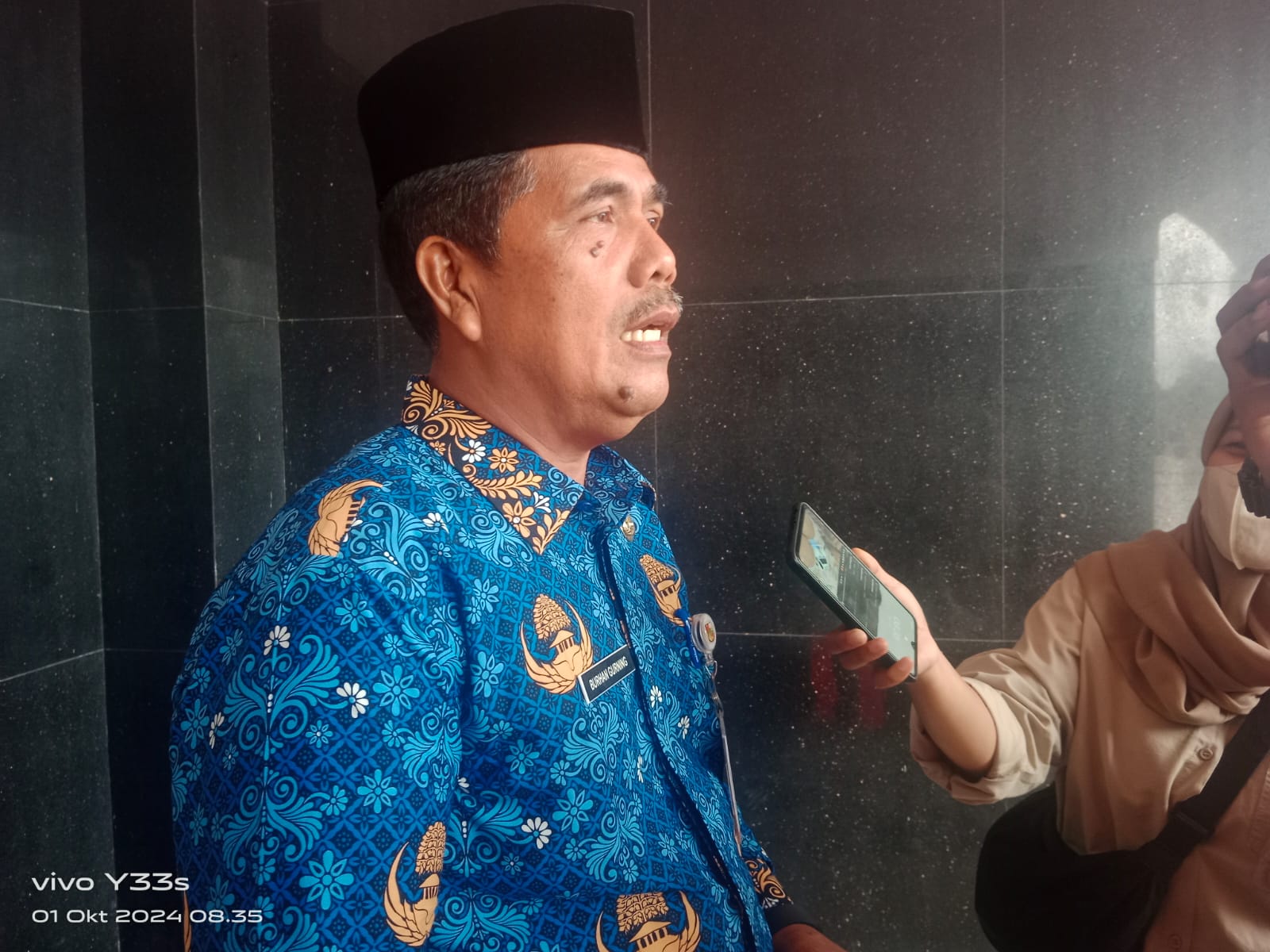 Burhan Gurning Resmi Pensiun dari Jabatan Dinas Pemadam Kebakaran