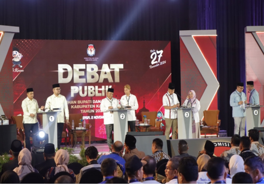 Debat Publik Pilkada Kampar 2024: Semua Paslon Komit Lawan Politik Uang