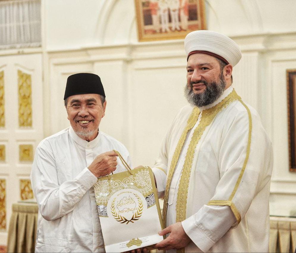 Gubernur Syamsuar Terima Kunjungan Silaturrahmi Mufti Darul Fatwa Australia