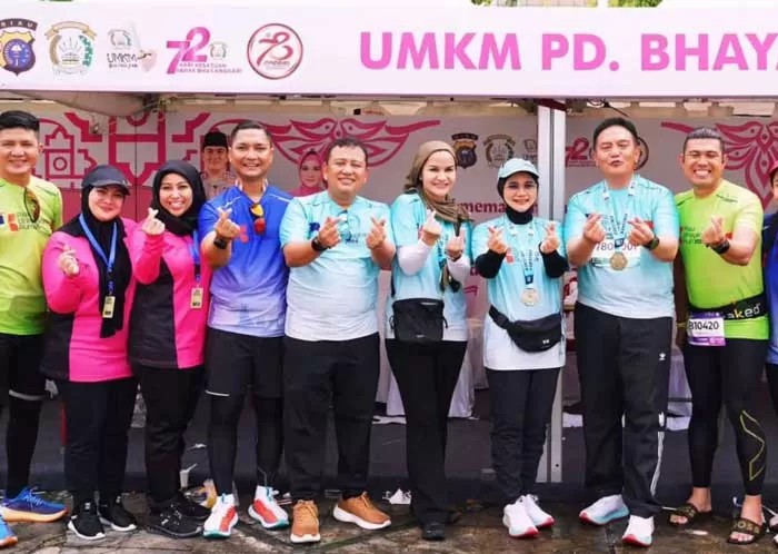 UMKM Turut Kecipratan Berkah Riau Bhayangkaran Run