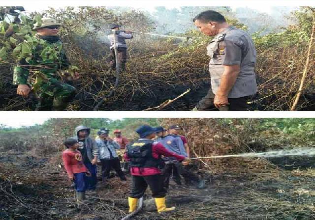 Tim Gabungan Padamkan  Karlahut Pematang Botam