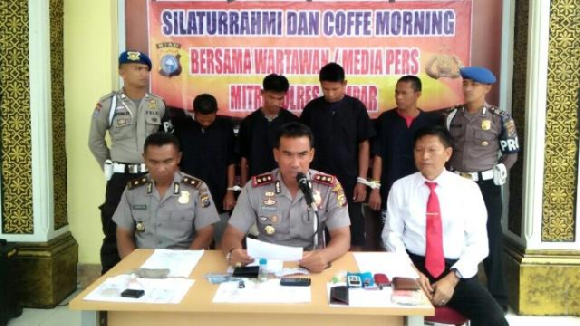 Dua Pekan Terakhir Polres Kampar Tangkap 10 Pelaku Narkoba