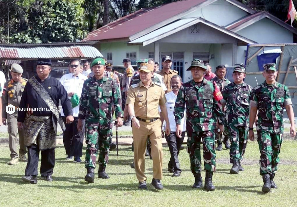 TMMD ke-121 di Kampar: Sinergi TNI dan Pemerintah Daerah Bangun Desa