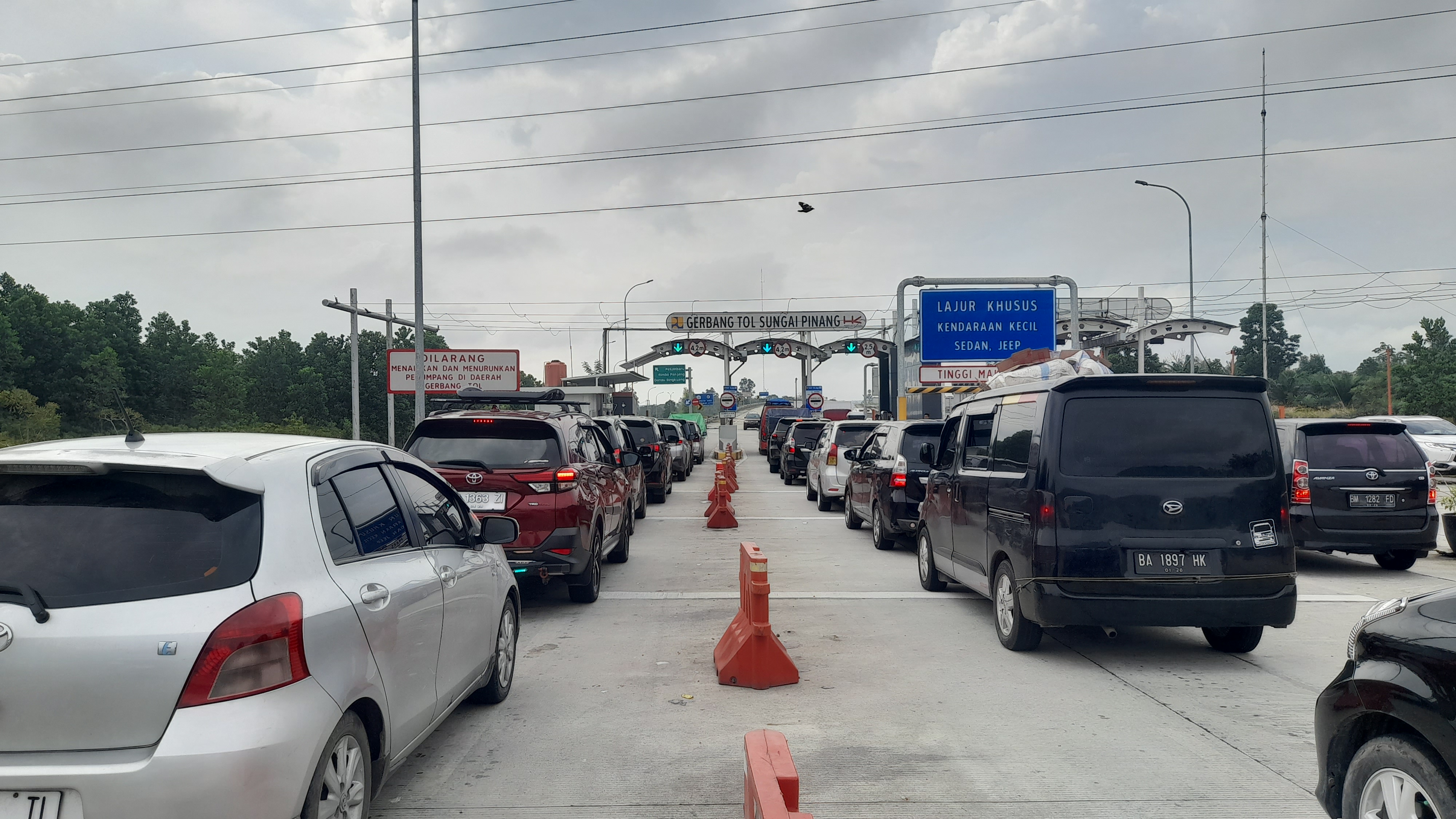 Arus Mudik dan Balik 2025, Lalulintas di Tol Pekanbaru-Dumai Tercatat 24.878 Kendaraan