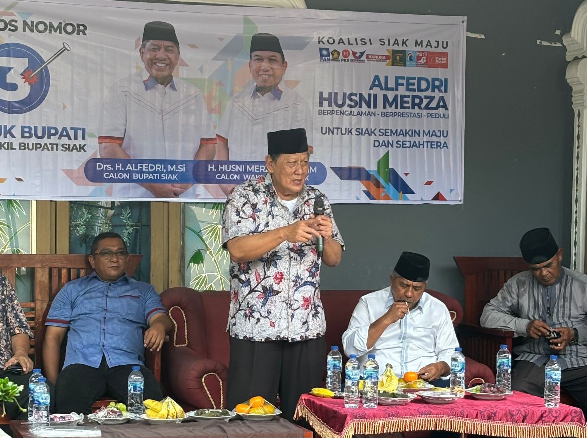 Alfedri-Husni Dipuji Sebagai Pemimpin Jujur Oleh Presiden Ngapak Riau