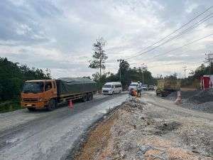 Ruas KM 106 Tanjung Alai Kembali Buka Tutup