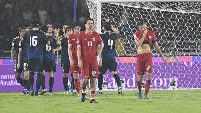 Kualifikasi Piala Dunia 2026, Indonesia 0-4 Jepang