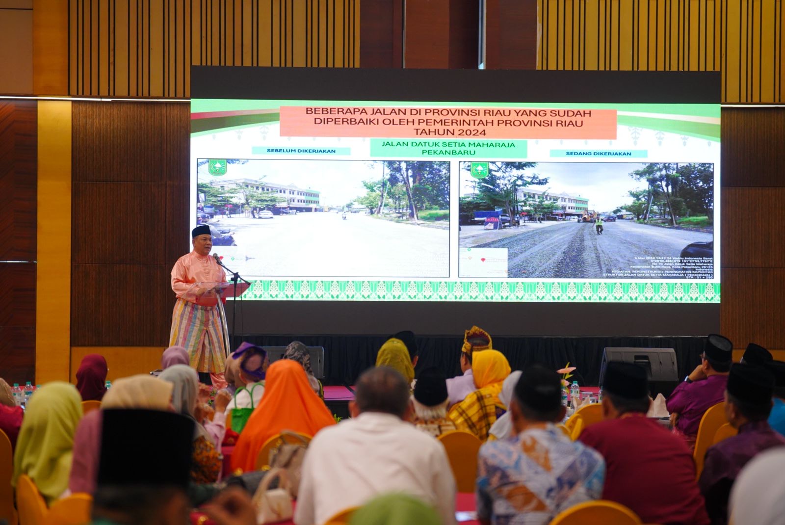 Di Hadapan PMRJ, Pj Gubri SF Hariyanto Tegaskan Komit Bangun Infrastruktur