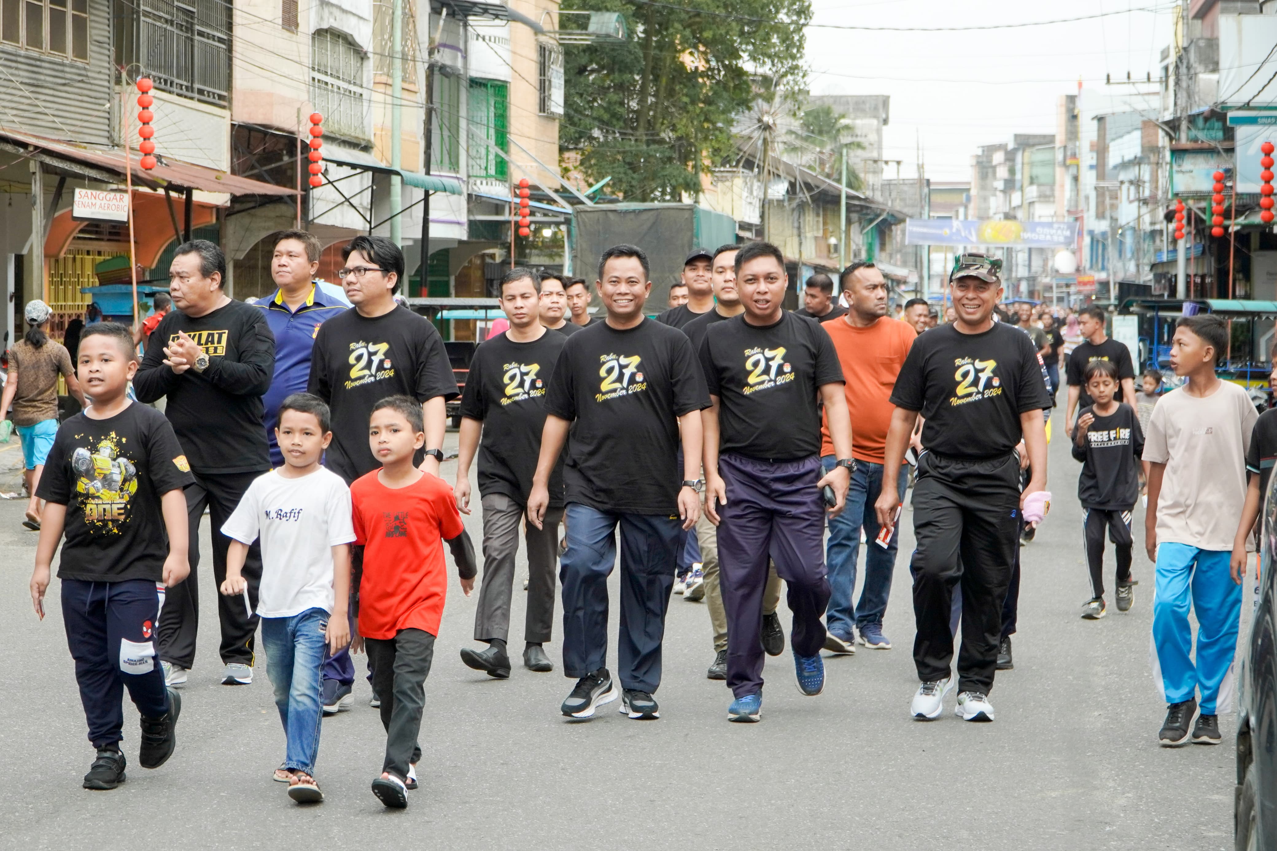 Jalan Santai KPU Rohil, Plt Sulaiman: Wujudkan Pilkada Damai