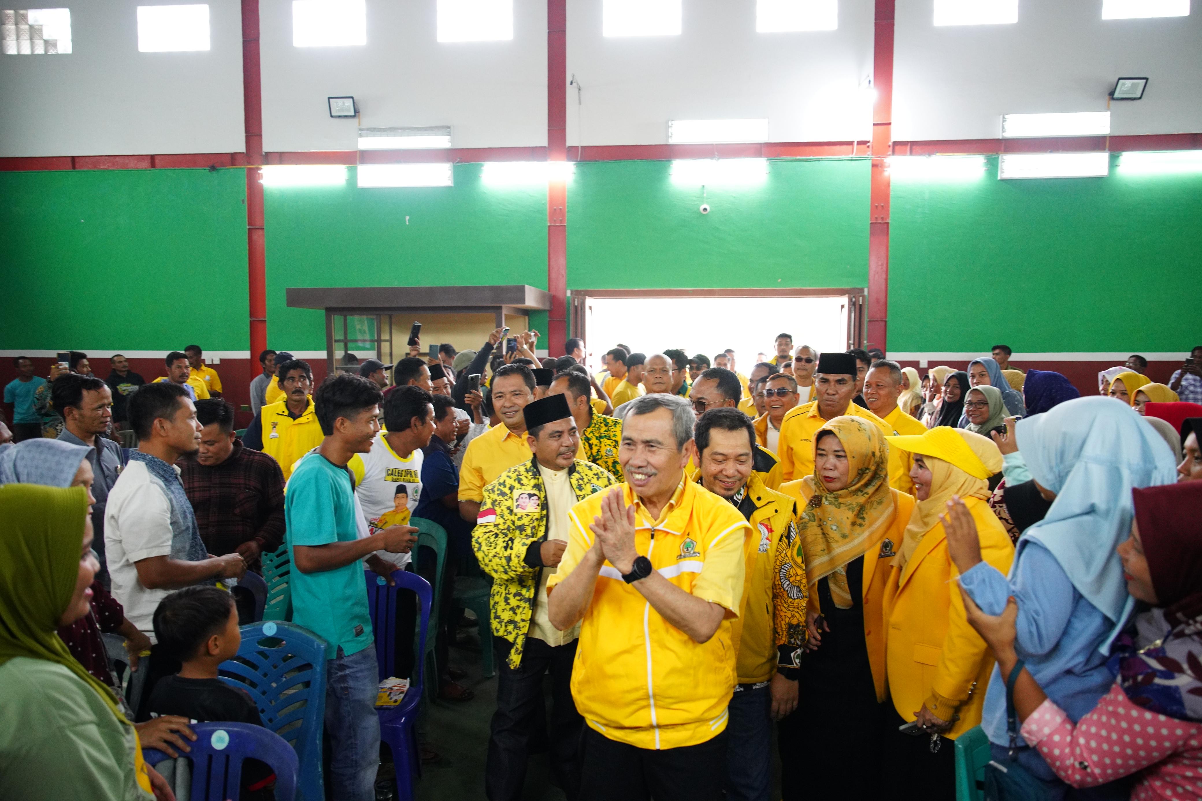 Rakorda Golkar Pelalawan Dukung Syamsuar dan Nasarudin