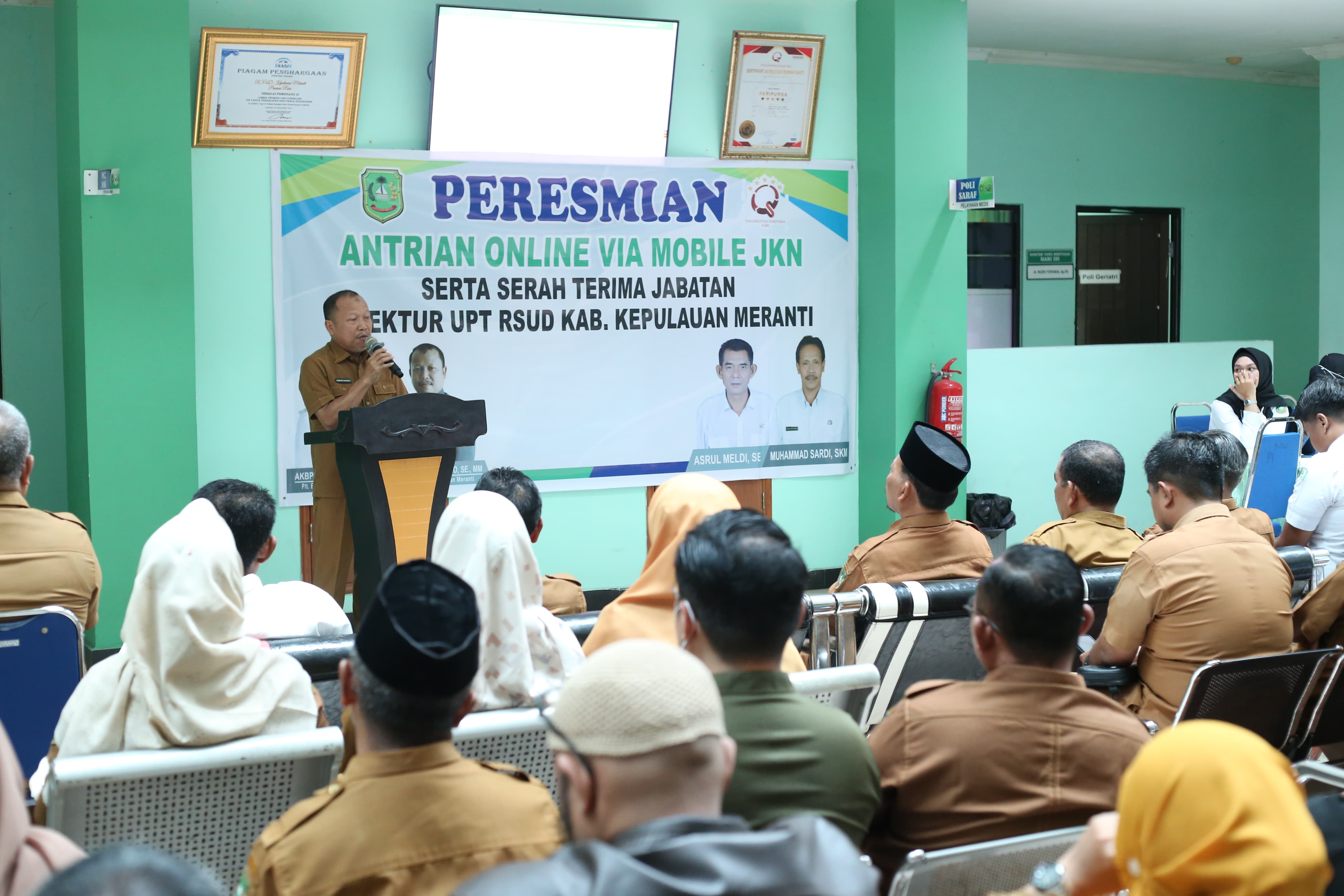 RSUD Meranti Resmikan Pendafataran Layanan Via Aplikasi Mobile JKN