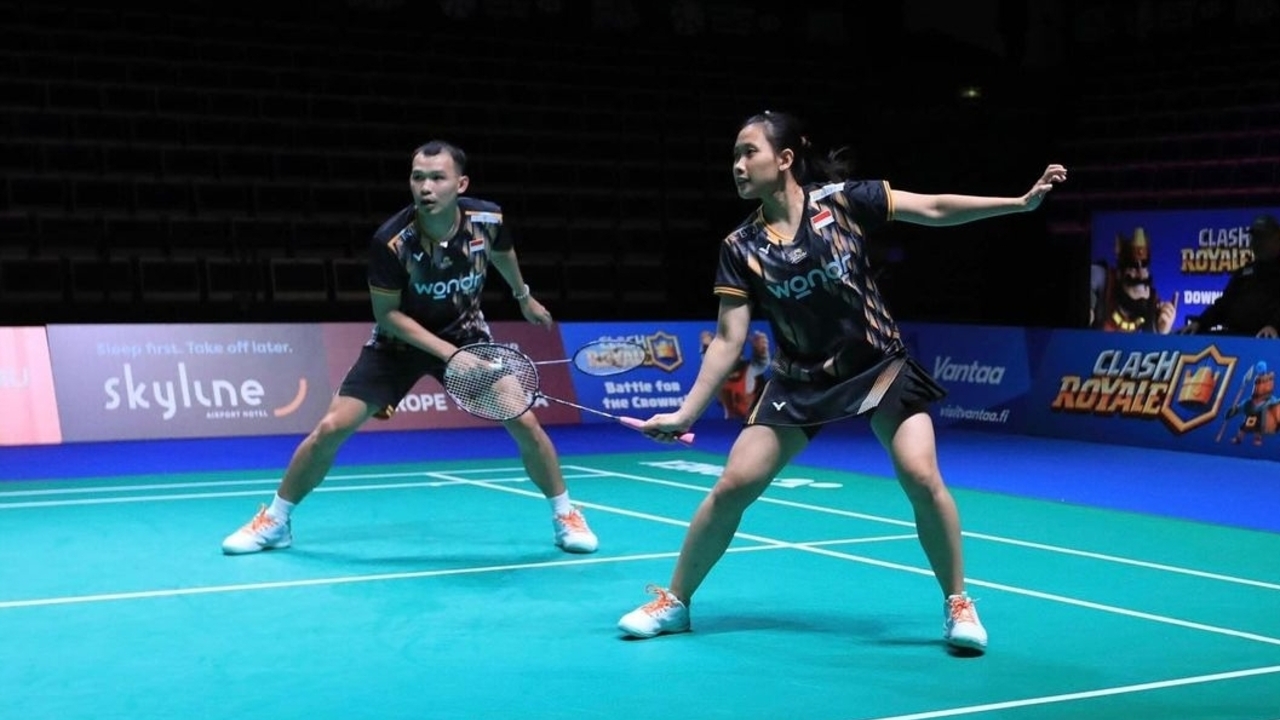 Rinov/Pitha Lolos ke 16 Besar Arctic Open 2024