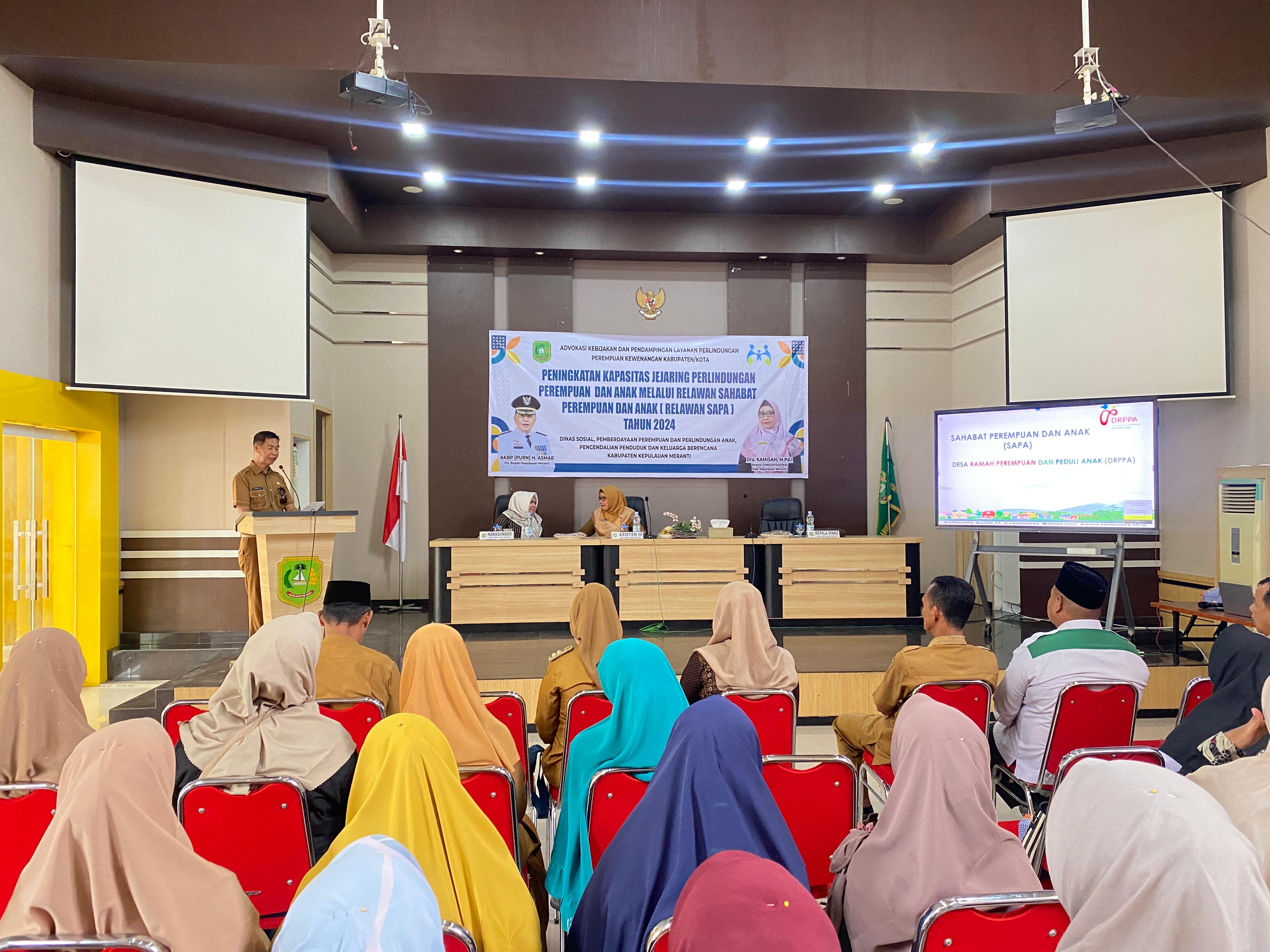 Program Relawan Sapa Tingkatkan Perlindungan Perempuan dan Anak di Meranti