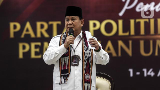 Diejek Berulang Kali Kalah, Prabowo: Saya Dididik Tidak Mengenal Menyerah