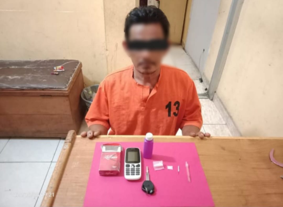 Pria di Pelalawan Diringkus Polisi karena Narkoba