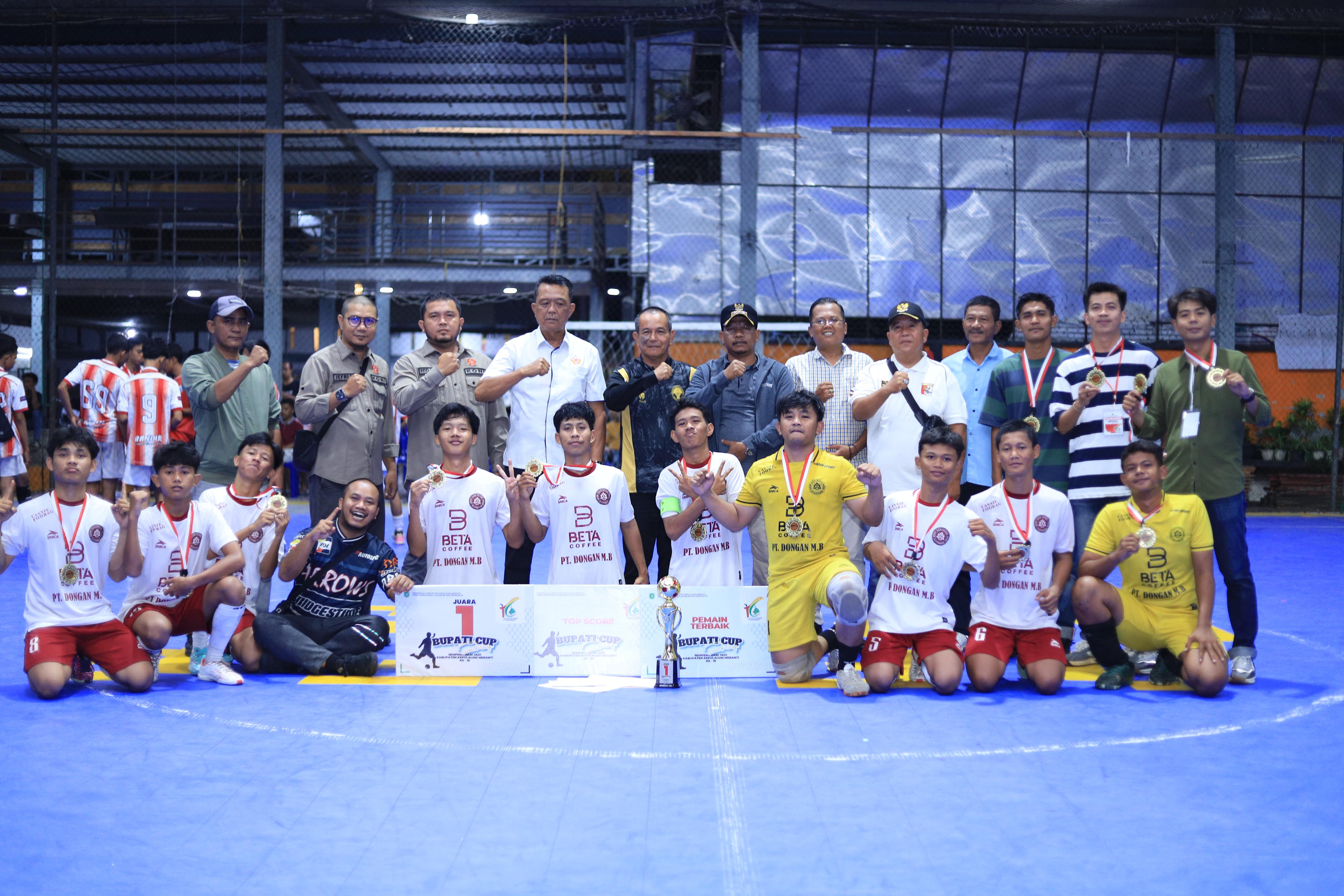 Cabor Futsal dan Badminton Bupati Cup 2024: Tebingtinggi Juara 1