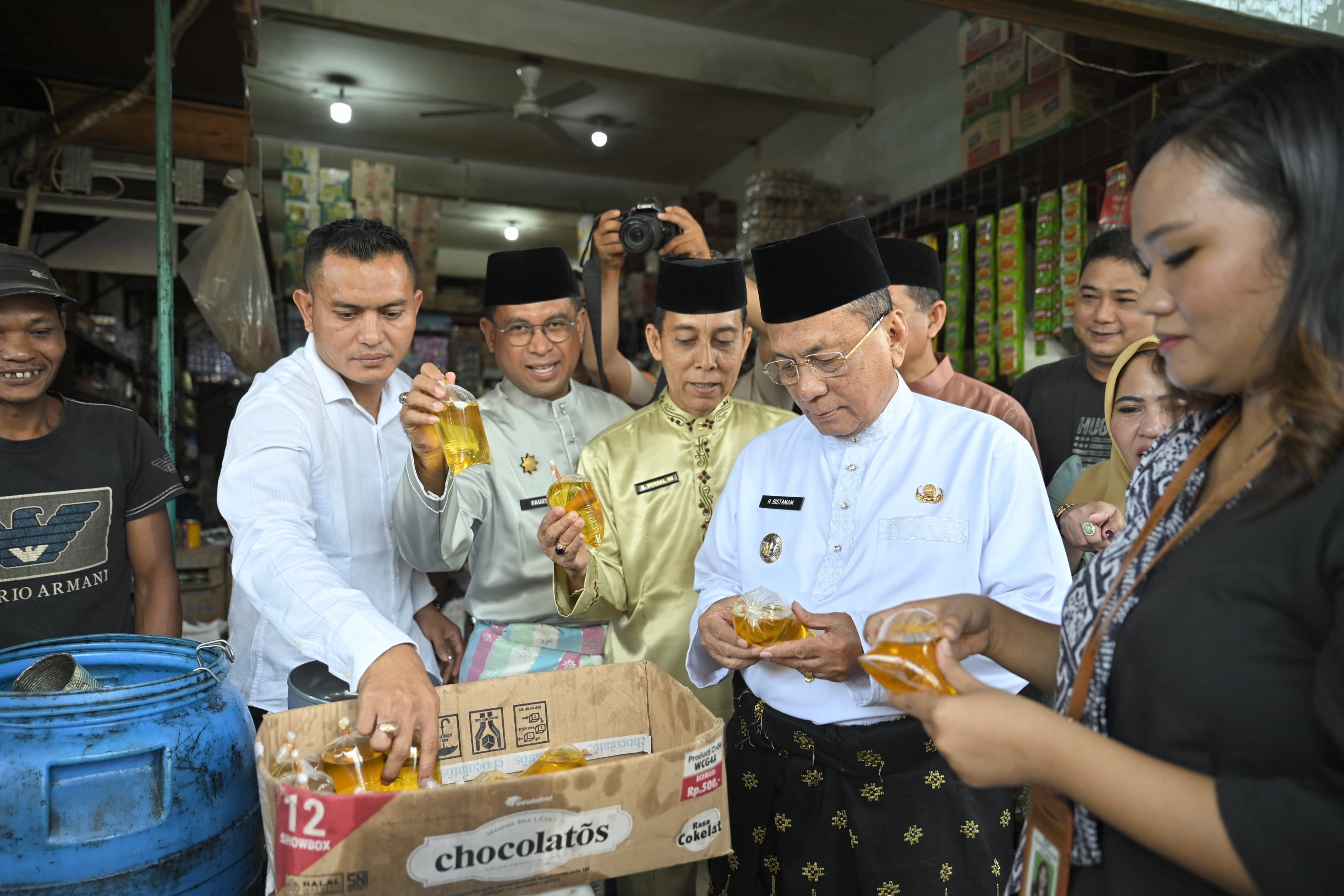 Bupati Bistamam Sidak Pasar