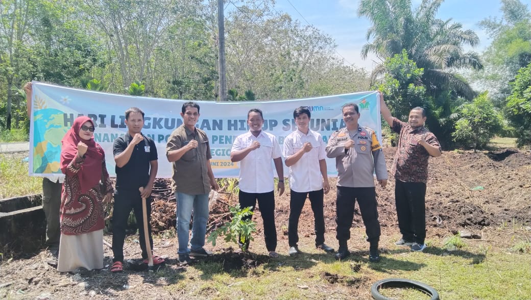 Hari Lingkungan Hidup Sedunia, PTPN IV PalcmCo Tanam Puluhan Ribu Bibit Pohon dan Ikan