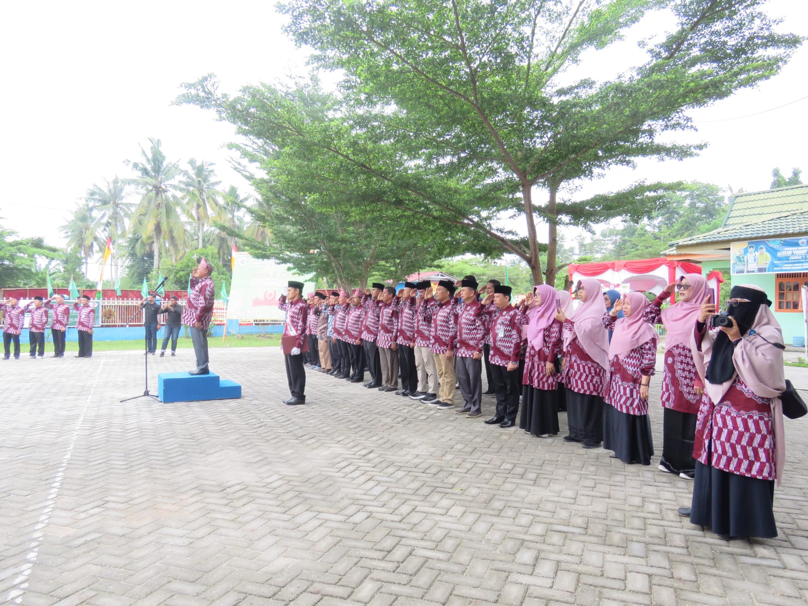 Tenaga Pendidik dan Kependidikan Muhammadiyah Peringati Upacara Hari Guru ke-79