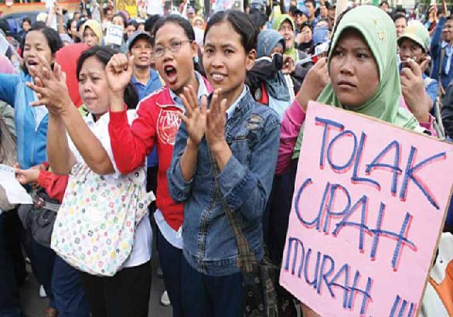 Tolak Usulan UMK, Buruh Ancam Mogok Kerja