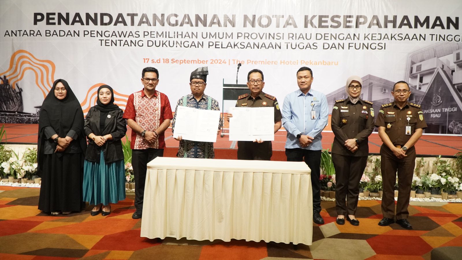 Kejati-Bawaslu Sepakat Kerjasama Sukseskan Pilkada 2024 di Riau