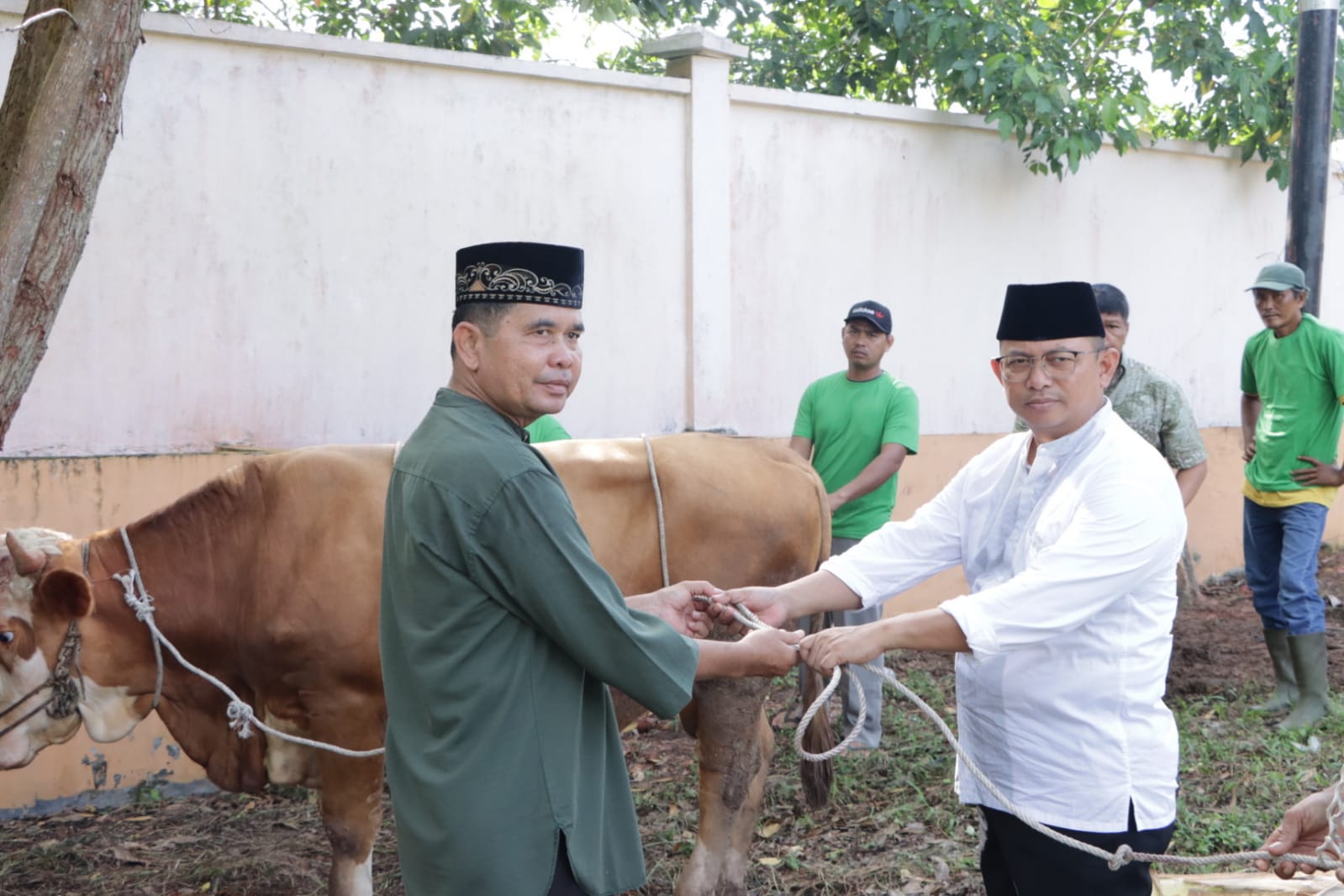 Salat Idul Adha 1445 H, Polres Siak Potong 7 Hewan Kurban