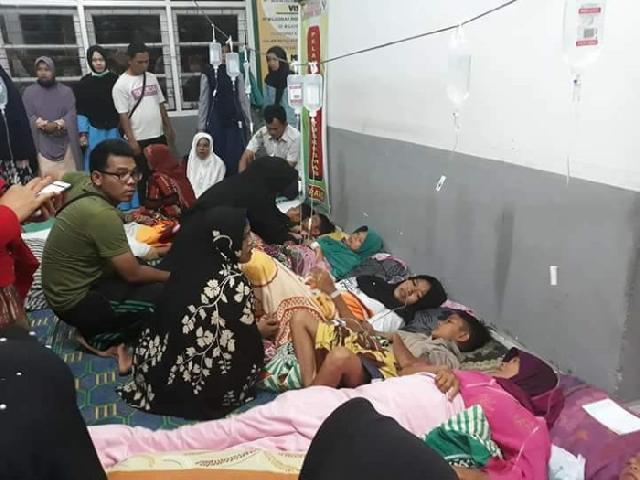 Ratusan Warga Kampar Diduga Keracunan Makanan Setelah Hadiri Pesta Pernikahan