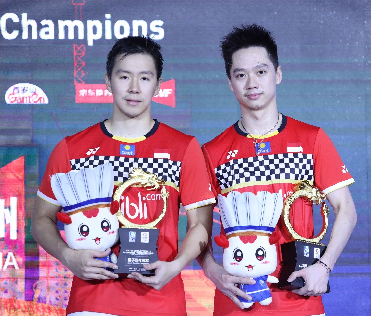 Kevin/Marcus Juara China Open 2019 Usai Kalahkan Ahsan/Hendra