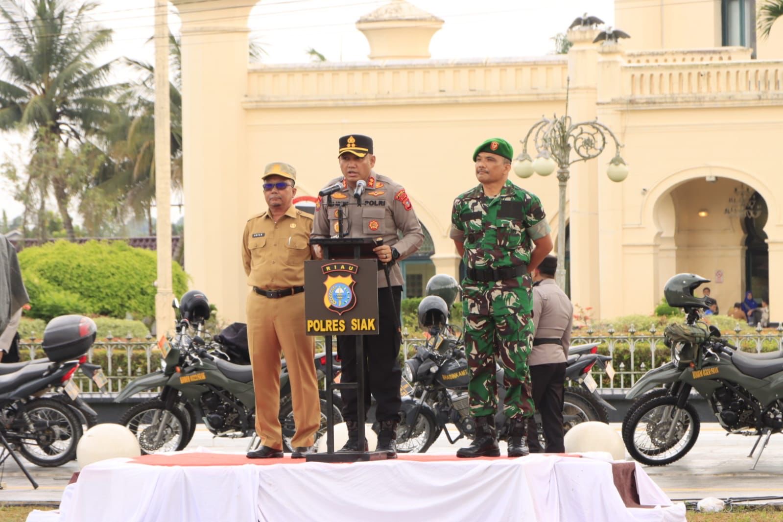 PSU Pilkada Siak, Polres Siak Pastikan Keamanan dan Kondusifitas