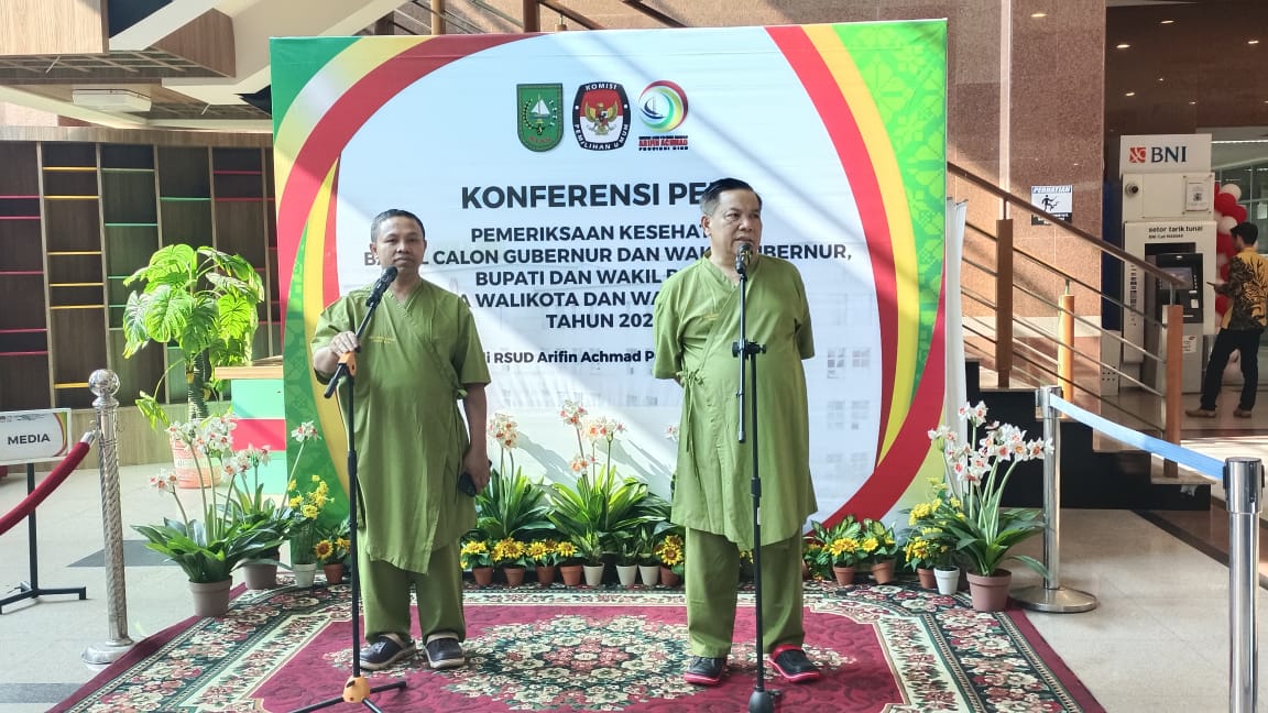 Abdul Wahid-SF Hariyanto Jalani Pemeriksaan Kesehatan: tak Ada Persiapan Khusus