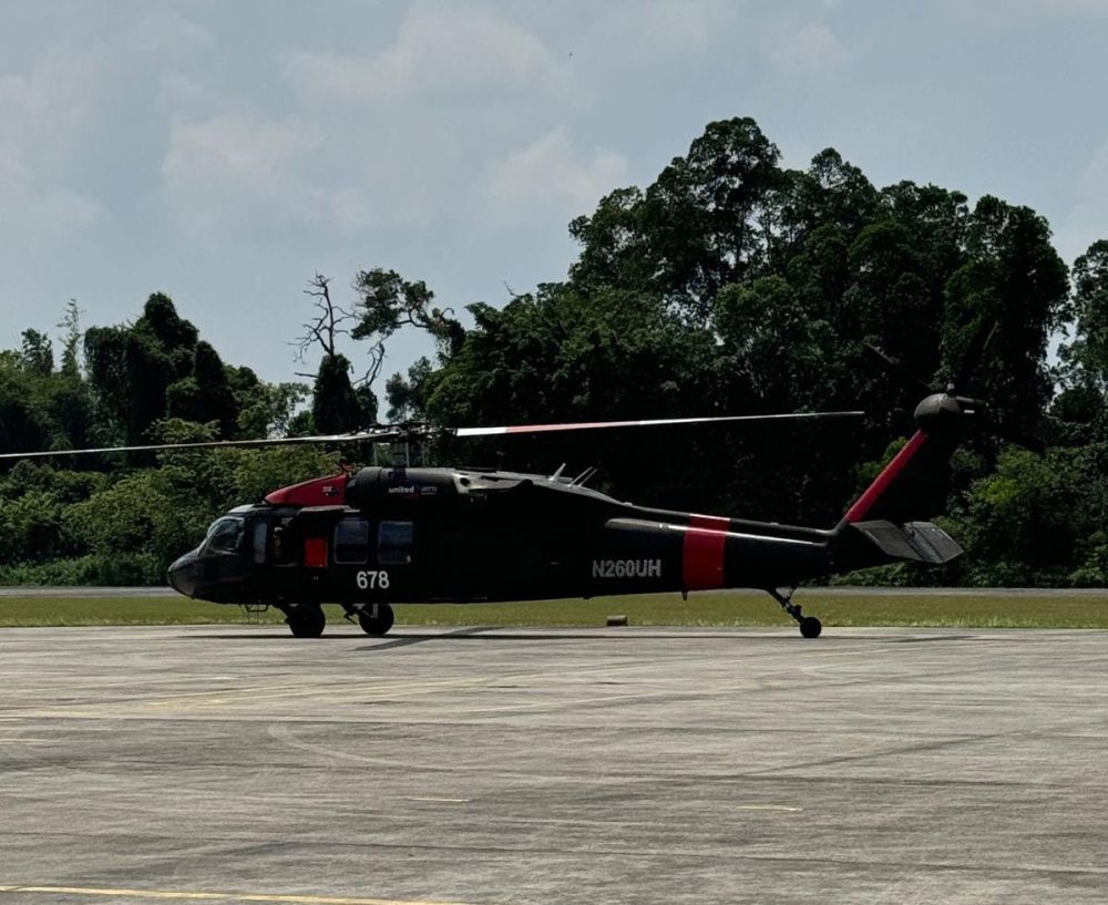 BNPB Kirim Helikopter Black Hawk Bantu Padamkan Karhutla di Riau