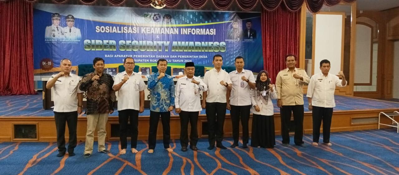 Security Awarness, Asisten II Pemkab Rohul Sebut Pentingnya Keamanan Siber