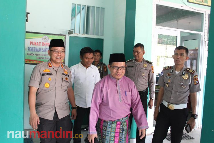 Kapolres Kuansing Kunjungi Ponpes KH Ahmad Dahlan