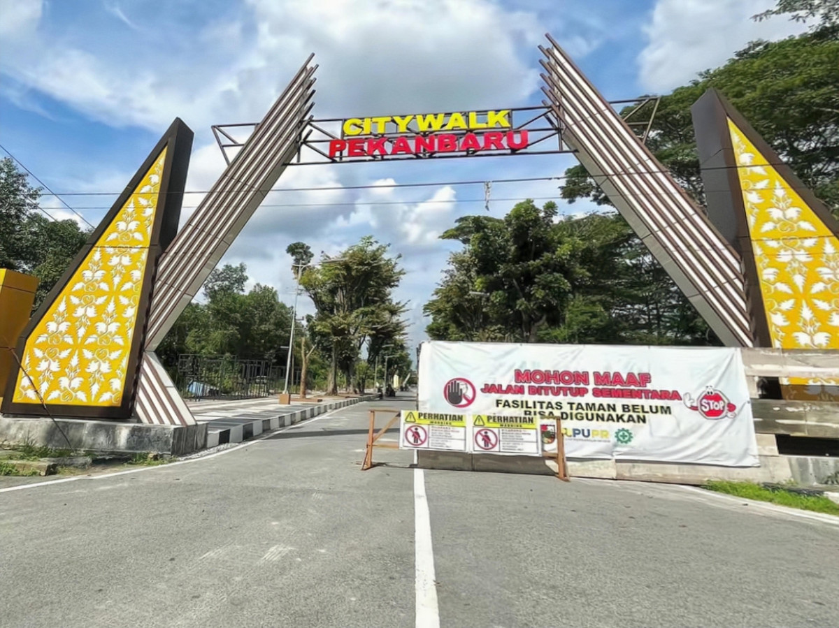 Taman Labuai City Walk dan Sentra UMKM Pekanbaru Bakal Diresmikan