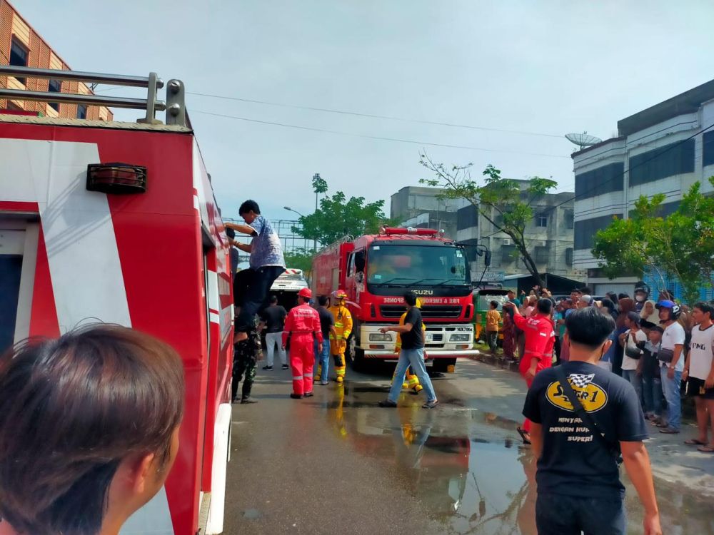 Satu Keluarga di Bengkalis Meninggal Dunia Dalam Peristiwa Ruko Terbakar