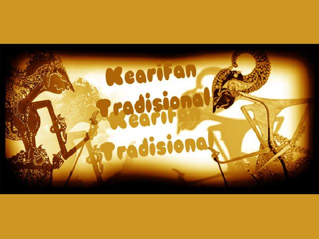 Kearifan Tradisional