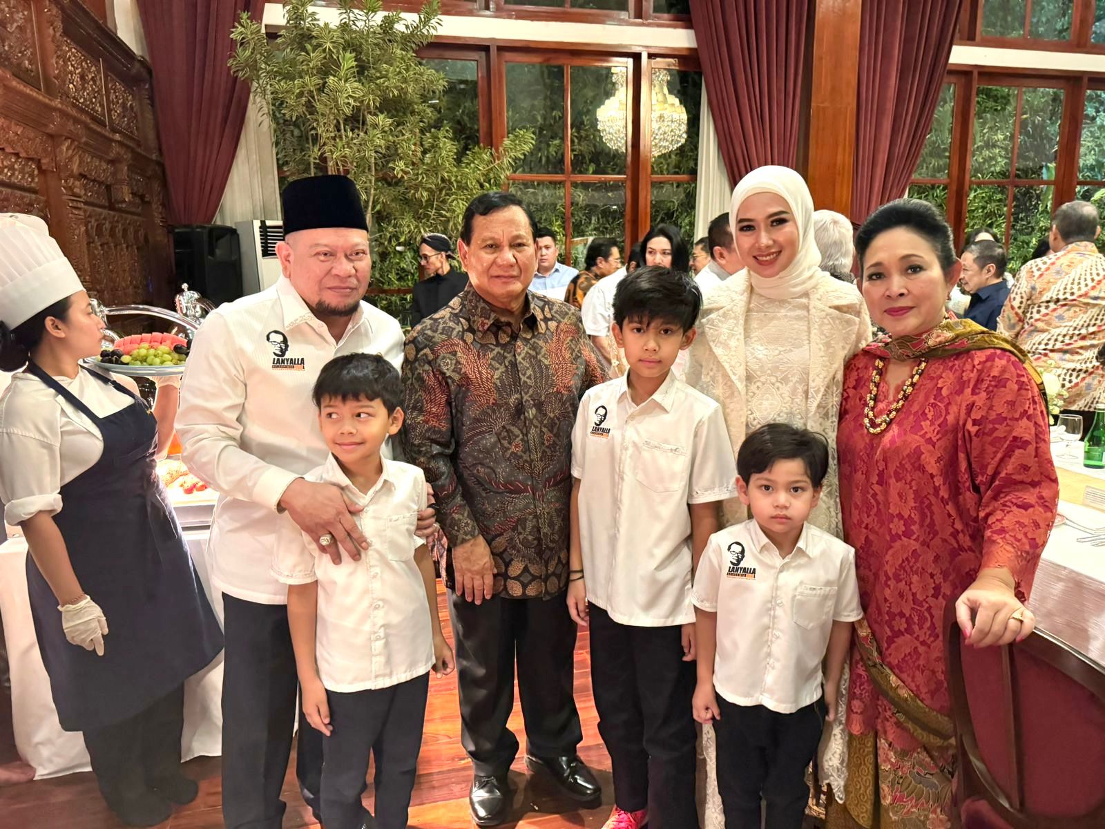 Hadir di Open House Prabowo, LaNyalla: Silaturahmi dan Nostalgia