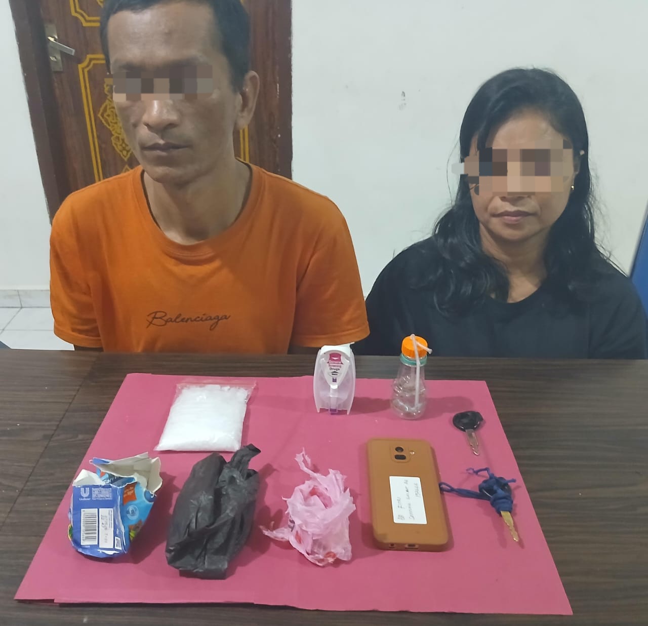 Polisi Tangkap Dua Pengedar di Meranti Pandak, Sita 95,50 gram Sabu