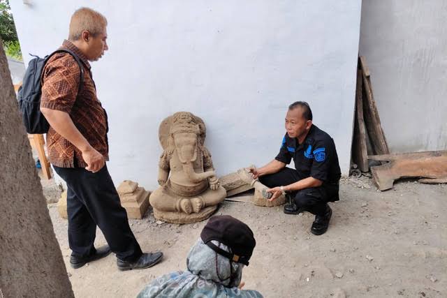 Arcah Ganesha Ditemukan Saat Gali Lubang Pondasi Rumah