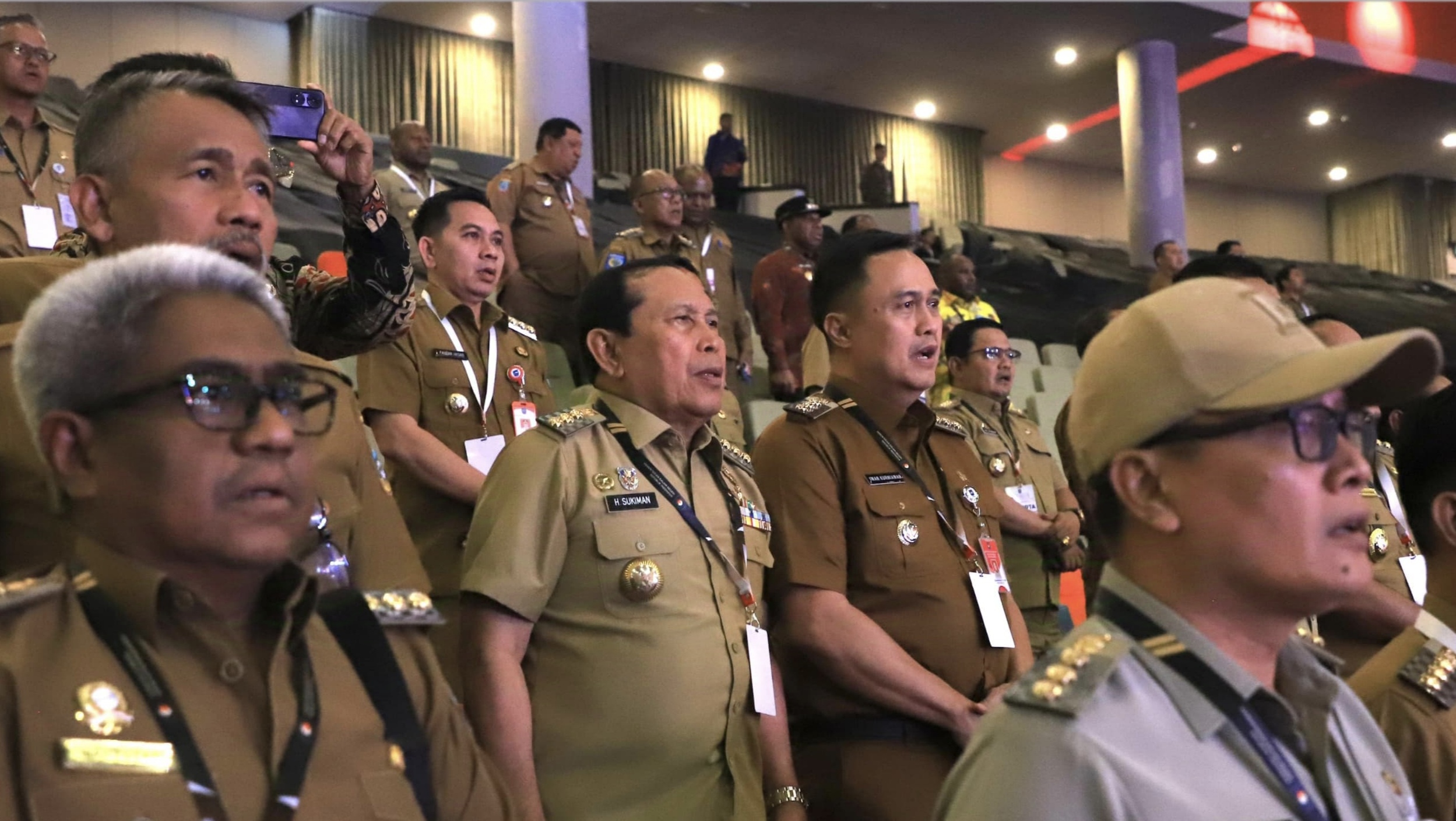 Rakornas Pemerintah Pusat, Bupati Rohul Sukiman: Penting Sinergi dan Peningkatan Layanan Publik