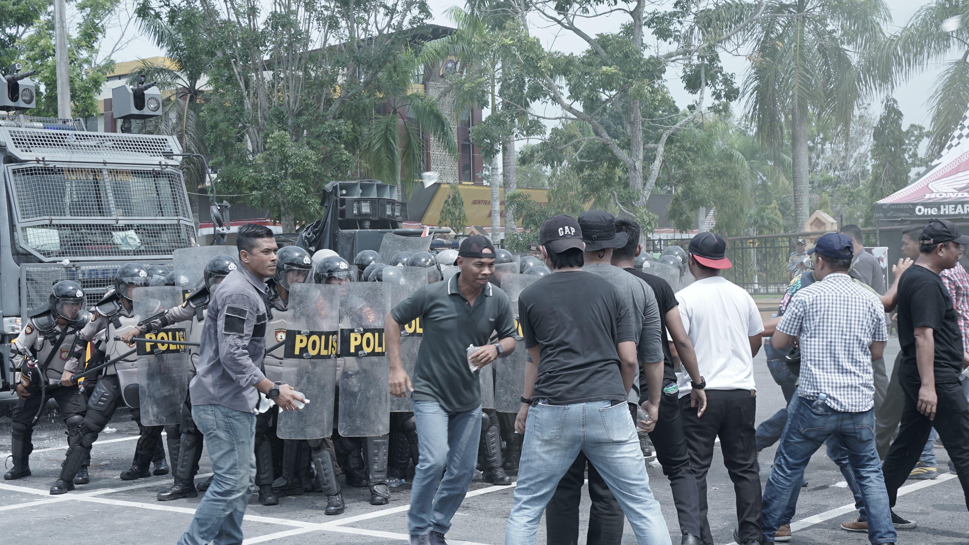 Kesiapan Pengamanan Pilkada 2024, Polres Siak Gelar Simulasi Sispamkota