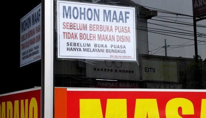 Aturan Restoran Selama Ramadan 1446 H di Pekanbaru: Buka Tapi Take Away