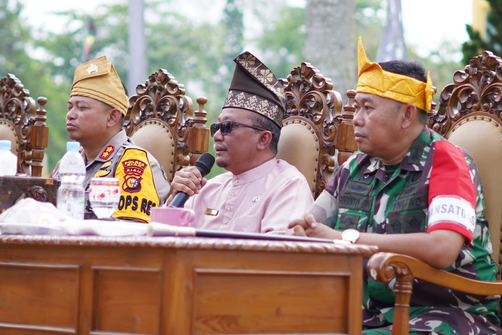 Sekda Siak Hadiri Podcast Polres Siak, Menuju Pilkada Damai Sejuk Beradab 