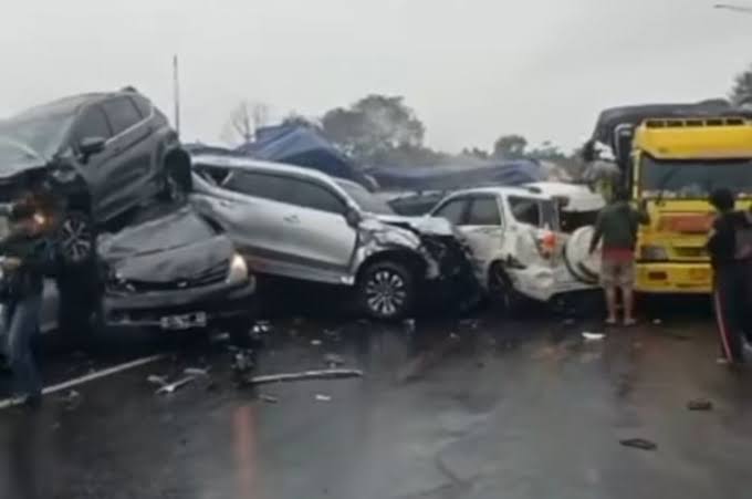 Sopir Truk Trailer Laka Tol Cipularang Jadi Tersangka