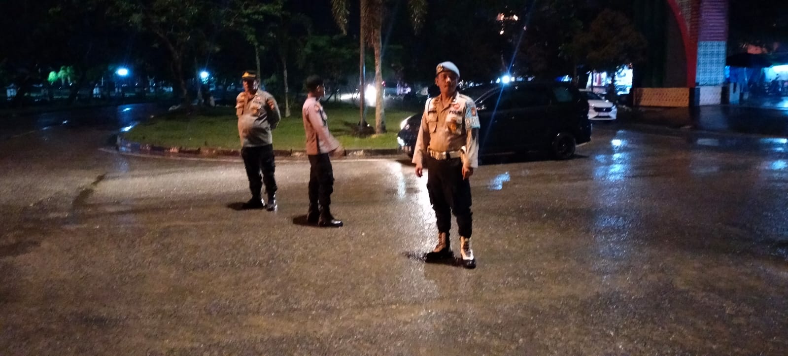 Polsek Pangkalan Kerinci Patroli Antisipasi Balap Liar