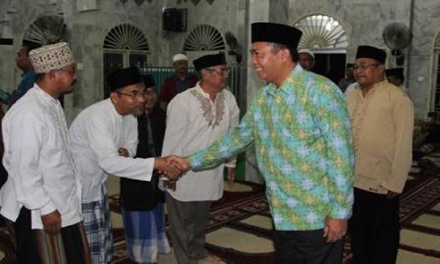 Wako Gelar Halal Bihalal di Masjid  An- Najah