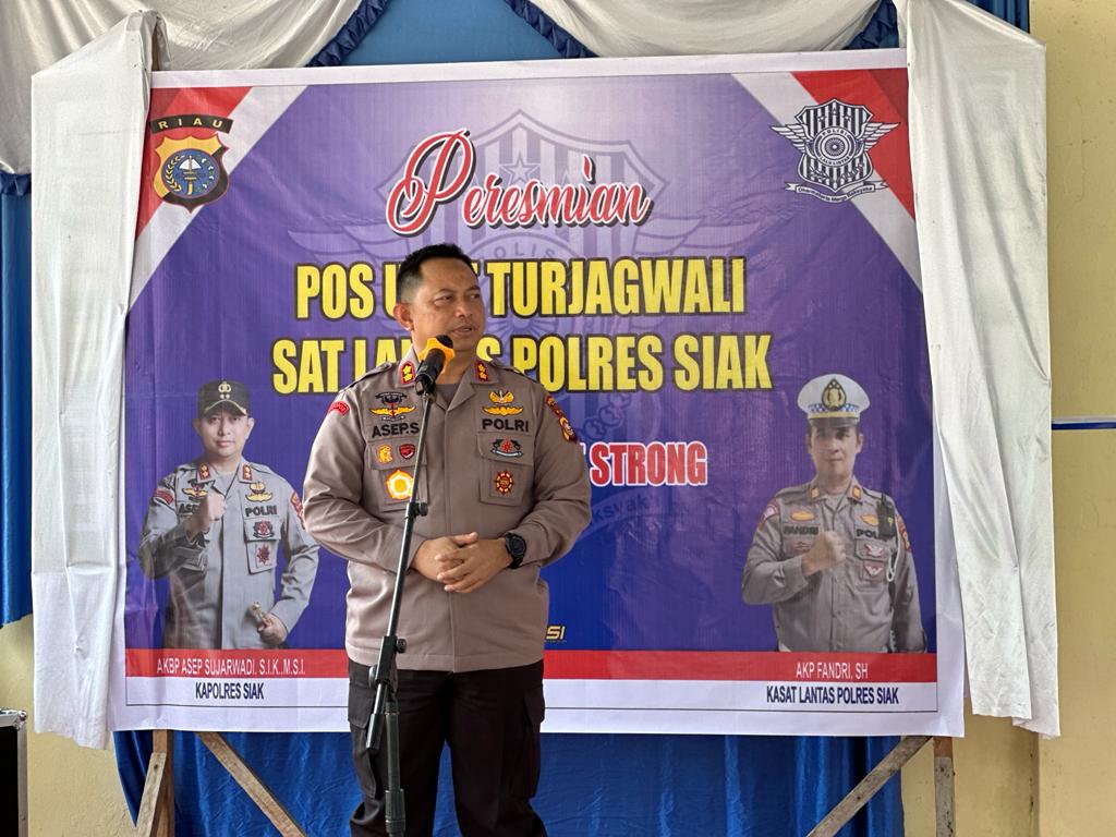 Resmikan Pos Unit Turjagwali, AKBP Asep: Permudah Pemantauan Arus dan Cepat Respon Kejadian