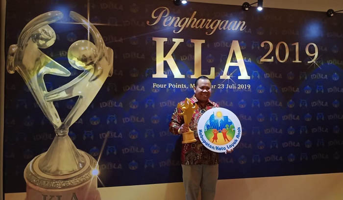 Bupati Meranti Terima Penghargaan Kota Layak Anak dari Kementerian PPPA 