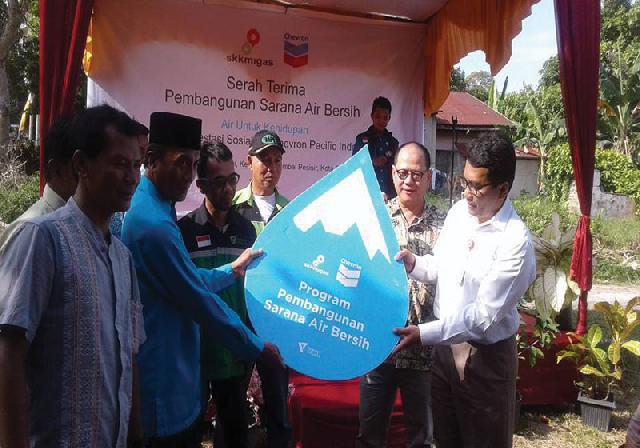 Chevron Bantu Pengadaan Air Bersih di Lembah DamaiPEKANBARU (HR)-Sudah puluhan tahun warga di RT 4/R