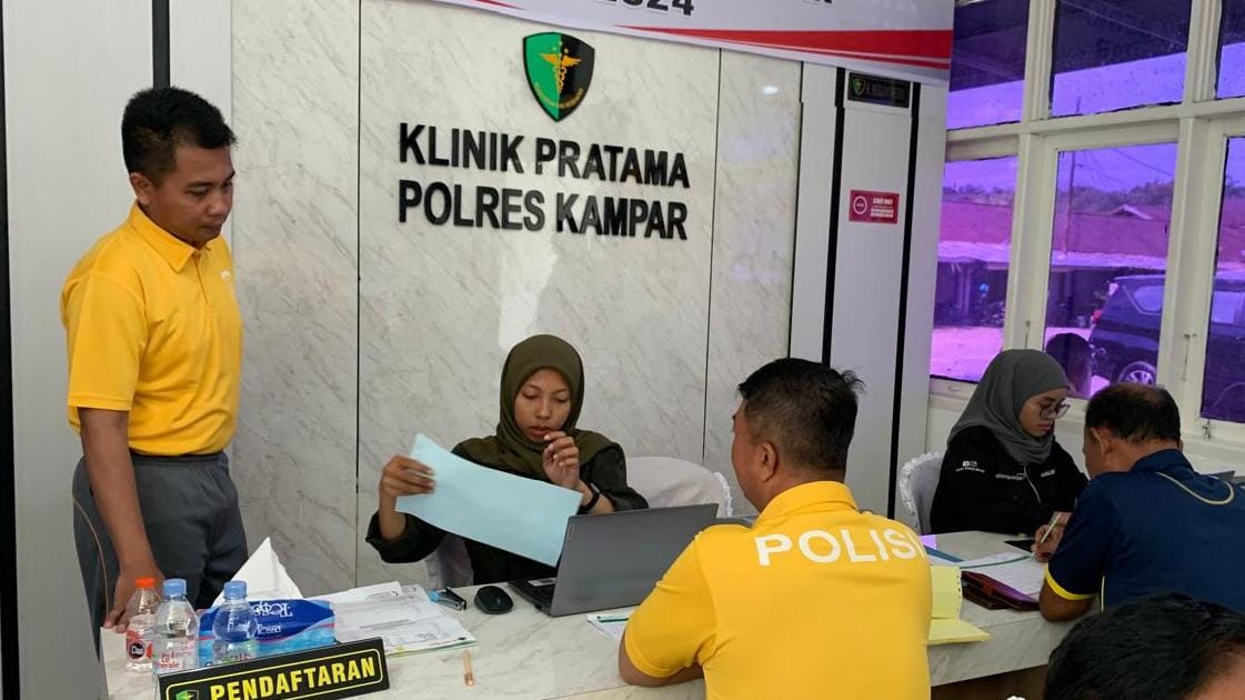 Biddokkes Polda Riau Turun ke Polres Kampar